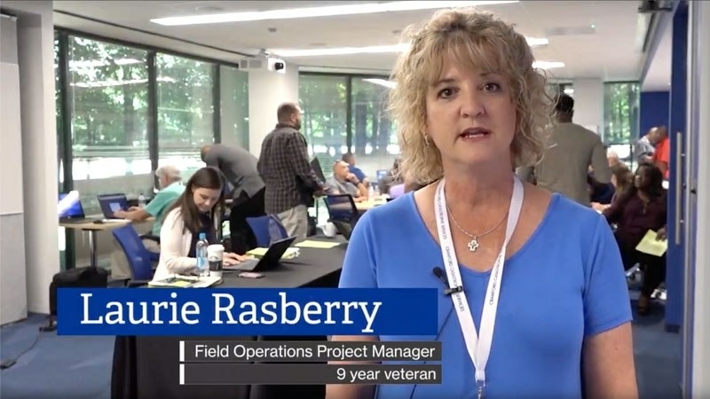 Field Operations Manager Laurie Rasberry loves that her job allows her to help people.