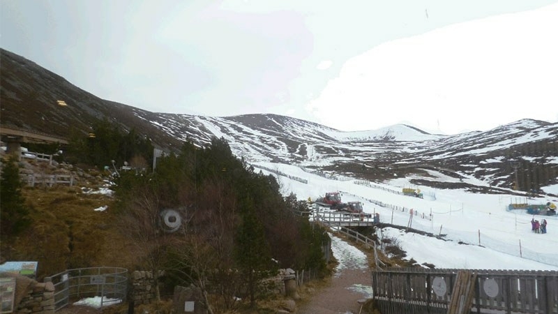 Breath-taking view of the Cairngorm mountains