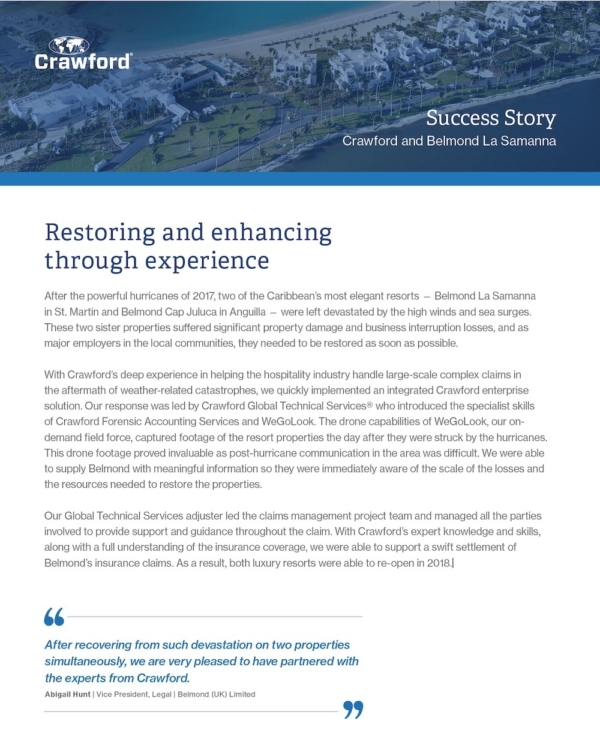 Global Resource Success Story Belmond