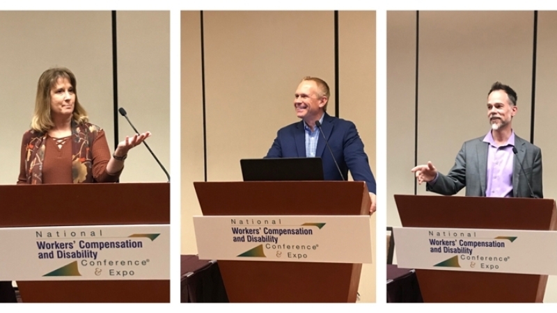 Three of Broadspire's experts took the stage at NWCDC 2019