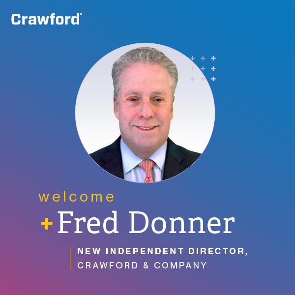 Fred R. Donner elected to Crawford & Company Board of Directors