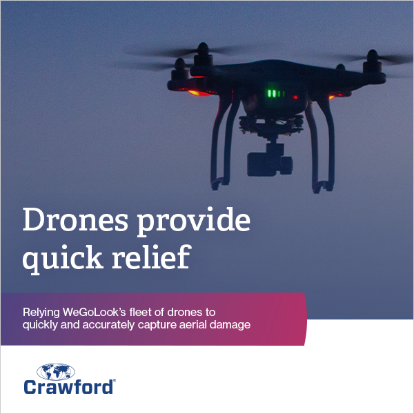 Drones provide quick relief