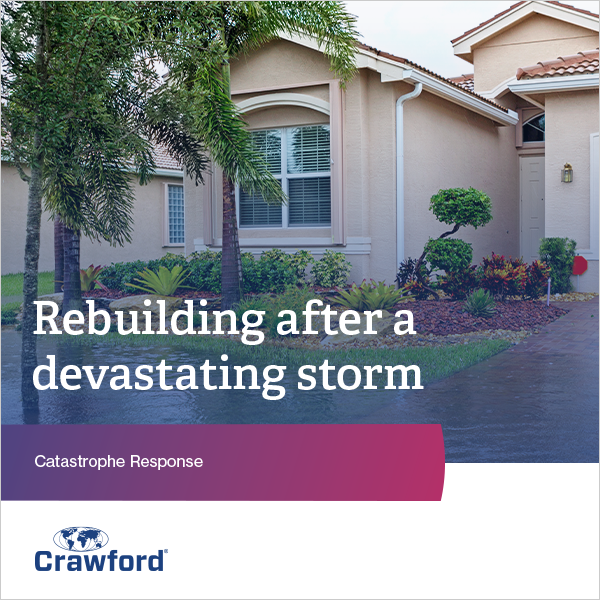 Rebuilding after a devastating storm