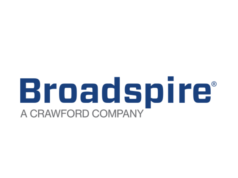 Global Broadspire Logo Color Square Gray